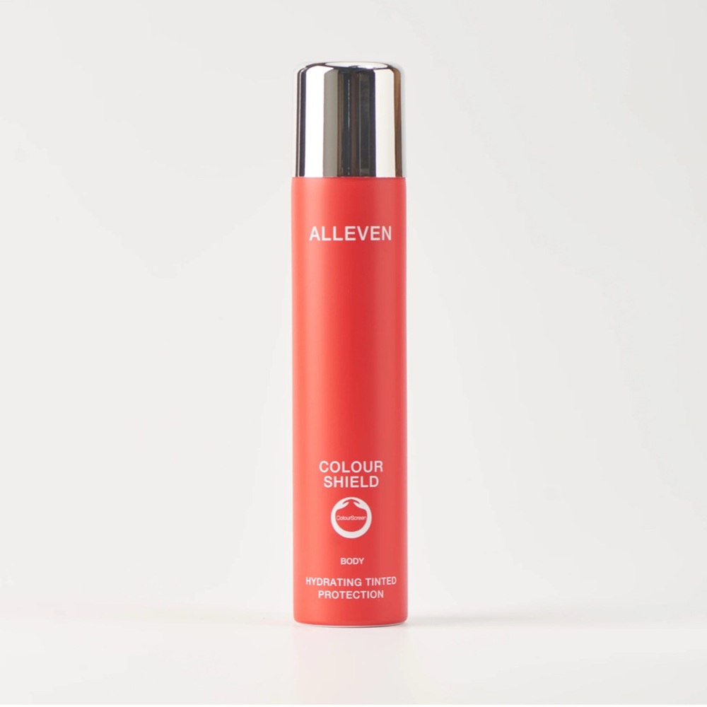 ALLEVEN COLOUR SHIELD - BODY Hydrating Tinted Body Makeup (AMBER medium-deep)